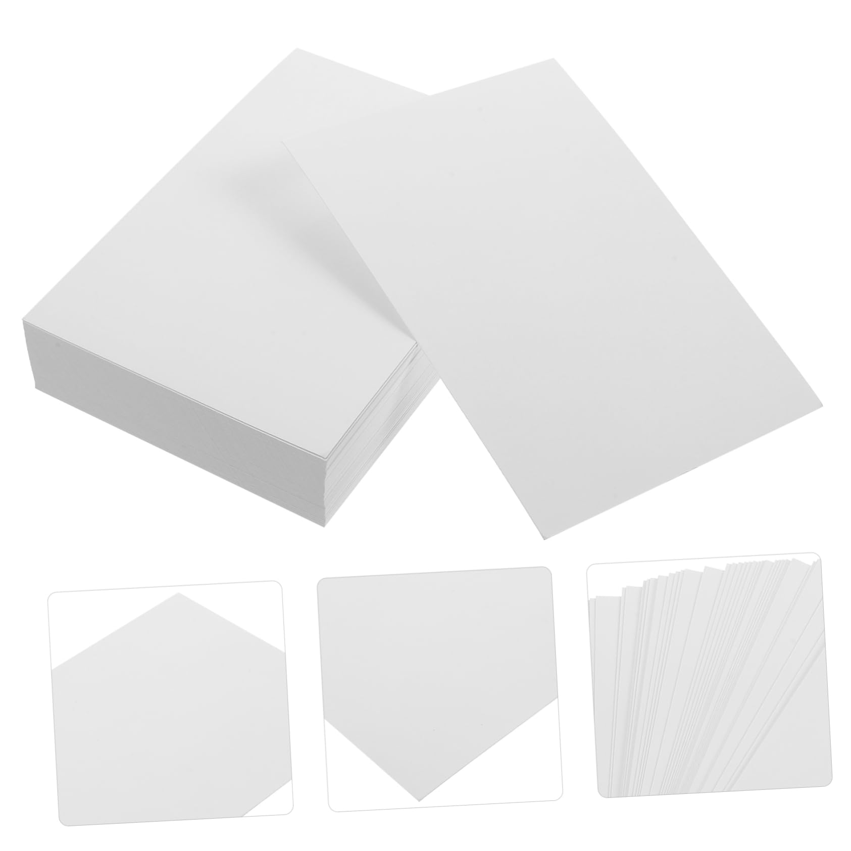OSALADI 5 Sätze Fotopapier Hochglanzpapier Für Drucker Fotografisch Druckpapier Druckerpapier Glänzend Kettenradpapier Dickes Papier A4-papier Bilder Weiß 100 Blätter * 5