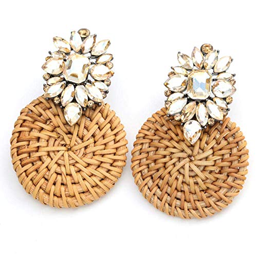 Boucles d'oreilles pendantes tissées, le cadeau idéal pour célébrer un anniversaire