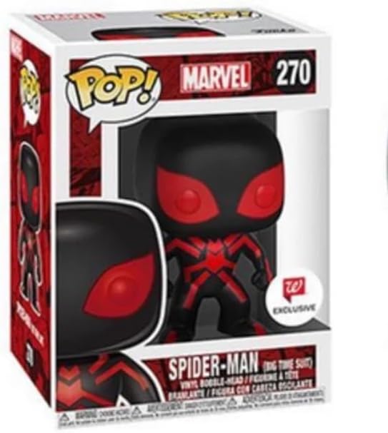 Funko Pop! Marvel: Spider-Man Big Time Suit #270 Walgreens - Figura coleccionable exclusiva (paquete con funda protectora de caja Pop)
