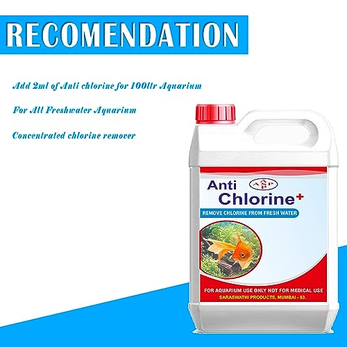 Image of ASP Anti- Chlorine 1ltr Advance Water Conditioner Concentrated Chlorine Remover for Freshwater Aquarium (Removes Chlorine for Aquarium) (1 LTR)