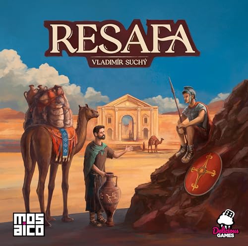 Mosaico Jogos | Resafa | Um jogo euro sobre a cidade de Resafa | Jogo Euro 1 a 4 jogadores | 80-120 min.