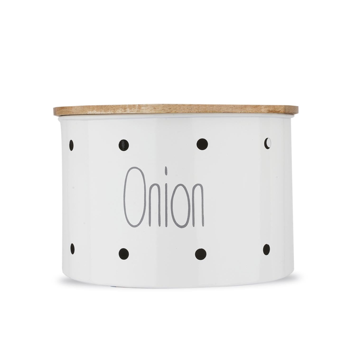 HAZEL Onion Container Storage for Kitchen | Onion Box for Kitchen Storage, White, (Stores upto 2.5 kg)