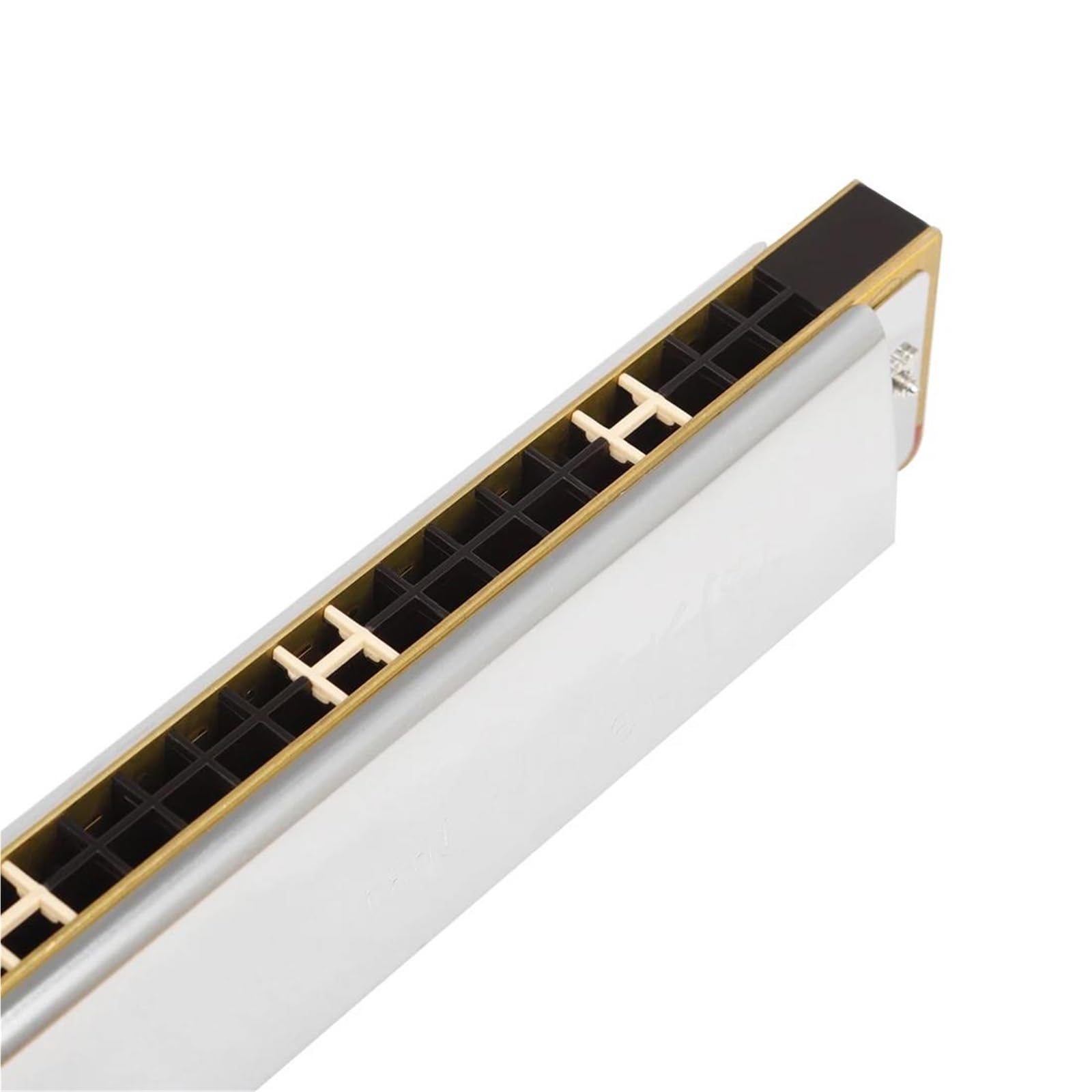 Armonica Armonica A Bocca Portatile Professionale Polifonica A 28 Fori Con Chiave In Do Strumento A Fiato In Metallo Semplice