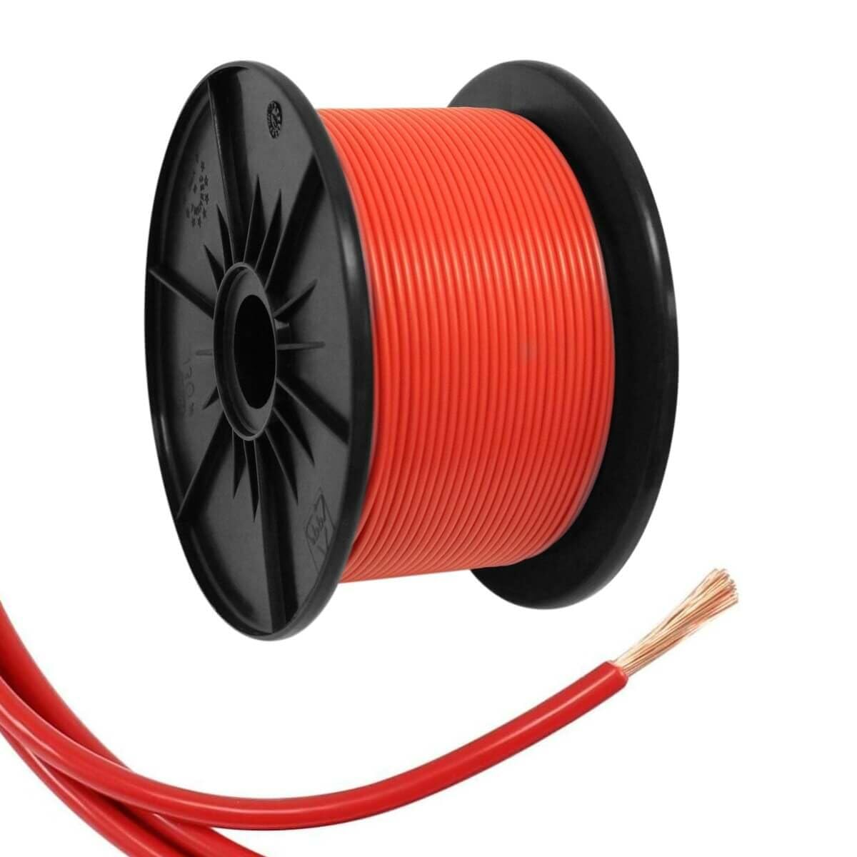 Fahrzeugleitung/Autokabel 2,5 mm² FLRy - 50 Meter auf Spule - Rot
