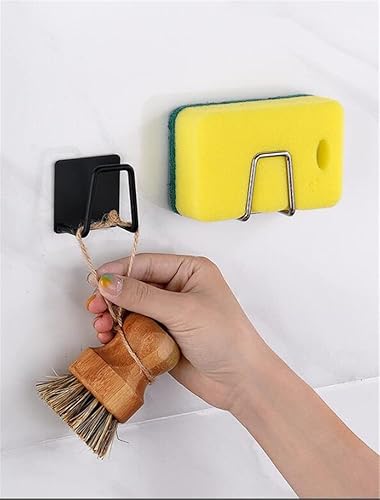 Miniatura 5 de chenyesun Soporte para tapa de maceta, 2 pares de organizadores de tapa de olla de montaje en pared, acero inoxidable 304, soporte autoadhesivo para