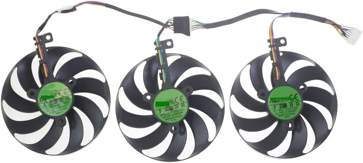 Graphics Card 3pcs/Set GPU Card Cooler Fans Compatible with RTX 2080-O8G-GAMING