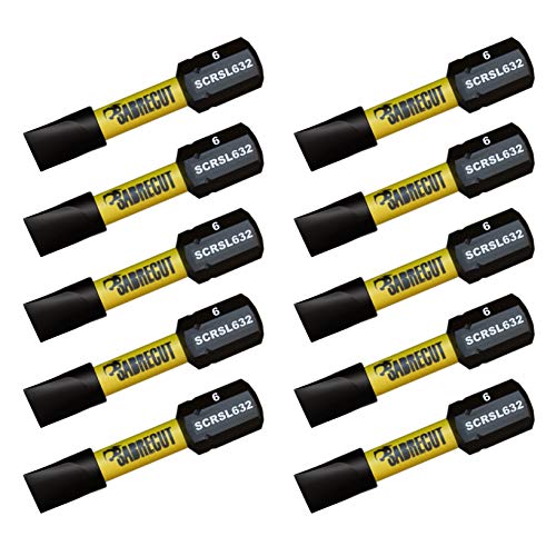 10 x SabreCut SCRSL632_10 32 mm SL6 Set di punte