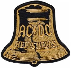 Ac Dc ACDC - Parche bordado con diseño de campanas de los infiernos ACDC
