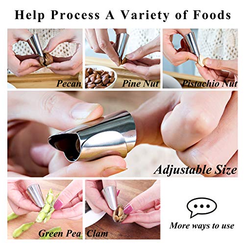 Zocone Stainless Steel Finger Guard, 2 Pcs Finger Guard For Cutting Vegetables, Kitchen Safe Slicing Tool For Hands, Finger Protector Knife Guard For Dicing #TOP3