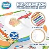 Playful Minds EZ Sketch Projector Drawing Tablet, 24 Piece Trace and Color Light Up Projection for Tracing and Sketching Includes 64 Traceable Cartoon Characters, 6 Markers