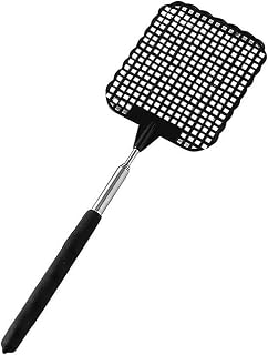 Extendable Fly Swatter -4 Pcs Plastic Telescopic Stainless Steel Rod Flapper Mosquito Bug Swatter