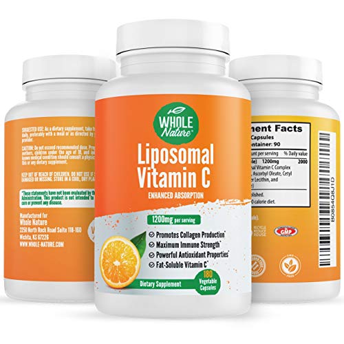 Whole Food Multivitamin For Men And Women Plus Liposomal Vitamin C High Absorption Vegan Capsules #TOP3