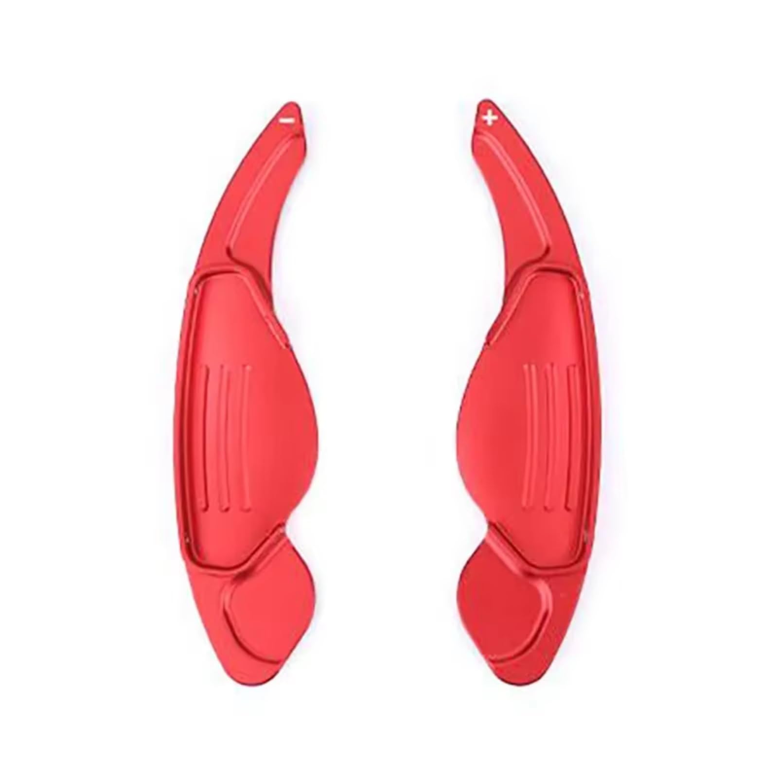 Ymnhbik Red Gear Shift Paddles Compatible With Jaguar For Xel 2018-2019 For Xe Xf 2015-2019 For F-Pace Xfl 2016-2019 Car Steering Wheel Paddle Shifter Extensions(Red)