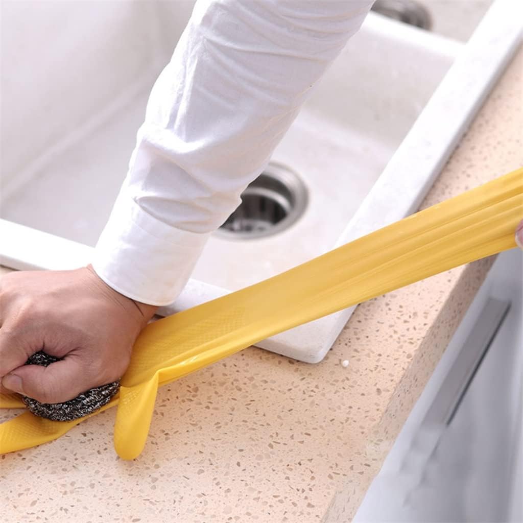 5 Pairs Home Rubber Gloves Plastic Latex Wear-resistant Dishwashing Housework Washing Clothes Waterproof Kitchen