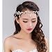 OULII Regalo del día de novia Vintage cristal perla diadema novia pelo...