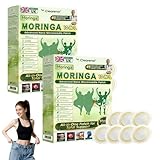 Clearena Moringa 10-in-1 Advanced Nano Microneedle Patch, 2026 New Weight Loss Patches, Natural Materials, Natural Moringa Patches for All Skin Types (2 Box)