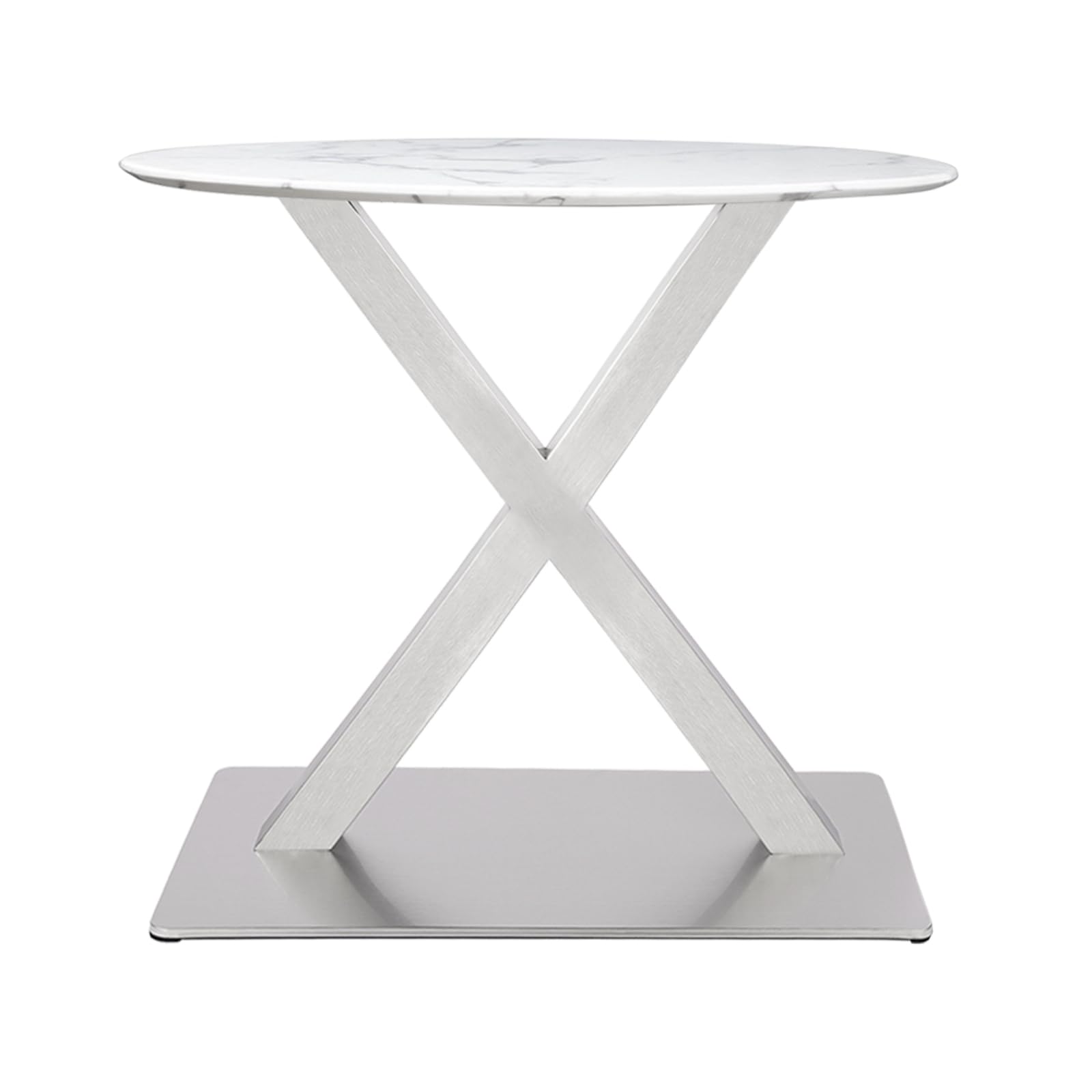 Patas de Mesa de Metal en Forma de X - Estructura de Acero Inoxidable para Mesa de Café, Comedor, Escritorio, Banco - 72 cm de Altura