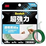 3M スコッチ 超強力両面テープ 透明素材用 19mm×4m STD-19