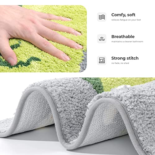 Niedlicher Badteppich Badematte für Badezimmer Rutschhemmender Weicher Badteppich für Duschen Niedlich Plüsch Mikrofaser… – Bild 6
