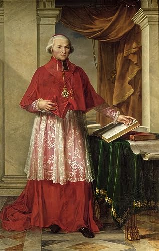 Portrait du Cardinal Fesch impression d'affiches de maître Charles Meynier décoration 60x90cm