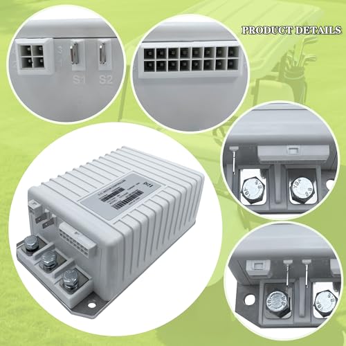 Image of 1515-5206 DC Motor Controller, 48V 250A Club Car DC Motor Controller Fits 2014-2019 Club Car Precedent, Tempo and Onward Electric Golf Cart; OEM# 103982301