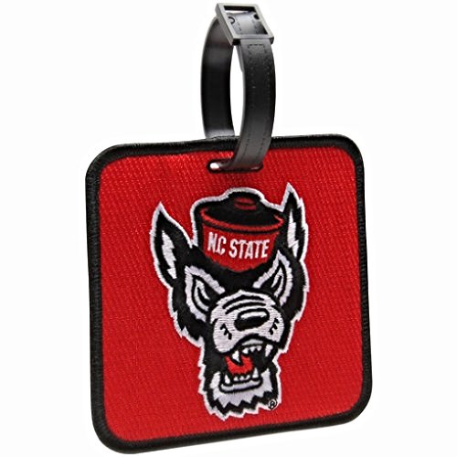 New! North Carolina State Wolfpack Golf Bag Tag Embroidered Luggage Tag