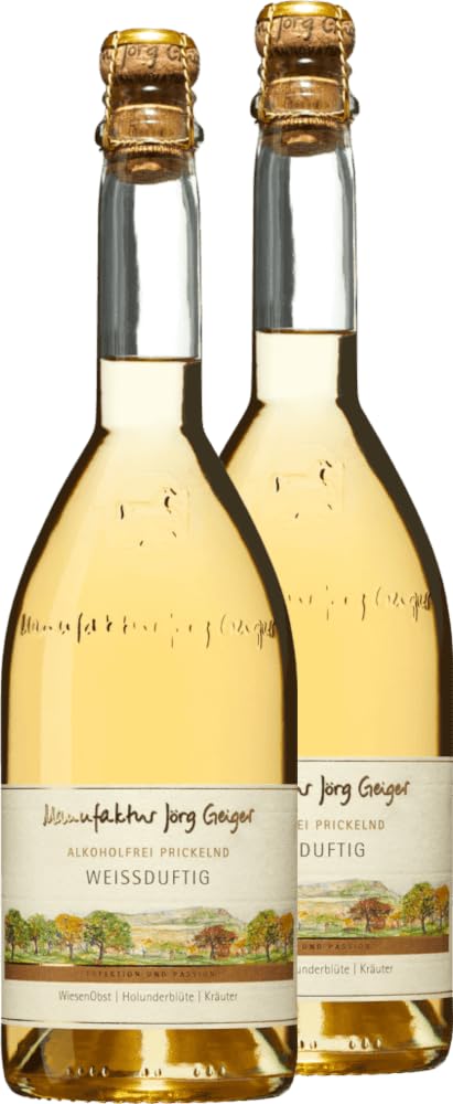 Weißduftig Manufaktur Jörg Geiger 2 x 0,75l VINELLO - 2 x Weinpaket inkl. kostenlosem VINELLO.weinausgießer