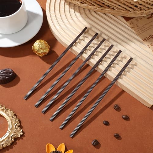 Pitillos plásticos para café con diseño de tres agujeros 7,08 pulg 500 pcs miniatura 2