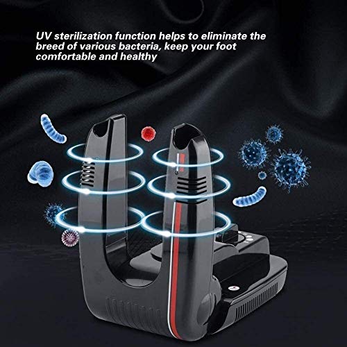 YVX Schuhtrockner Elektrostiefel Wärmer Mini Tragbare Fußbekleidung Heizung mit Timer 120min und UV-Sterilisation Deodorant Trocknen für Handschuhe Socken (Farbe: Duftfrei) - Image 7