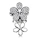 Produktbild PANDOCCI 2017 Spring Collection DIY Passend für Pandora Original-Armbänder authentische 925 Sterling Silber Dazzling Daisy Duo Beads Charm Schmuck