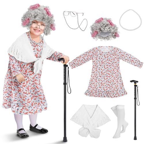 Disfraz Biubee Old Lady para Niñas 5-7 años miniatura 1
