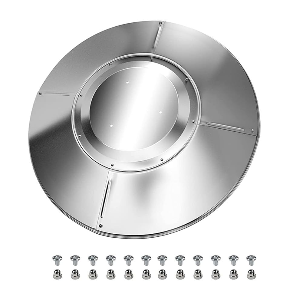 Aluminiowa osłona przed wysoką temperaturą do pionowych promienników tarasowych w kształcie parasola w celu zwiększenia wydajności cieplnej i trwałości na zewnątrz