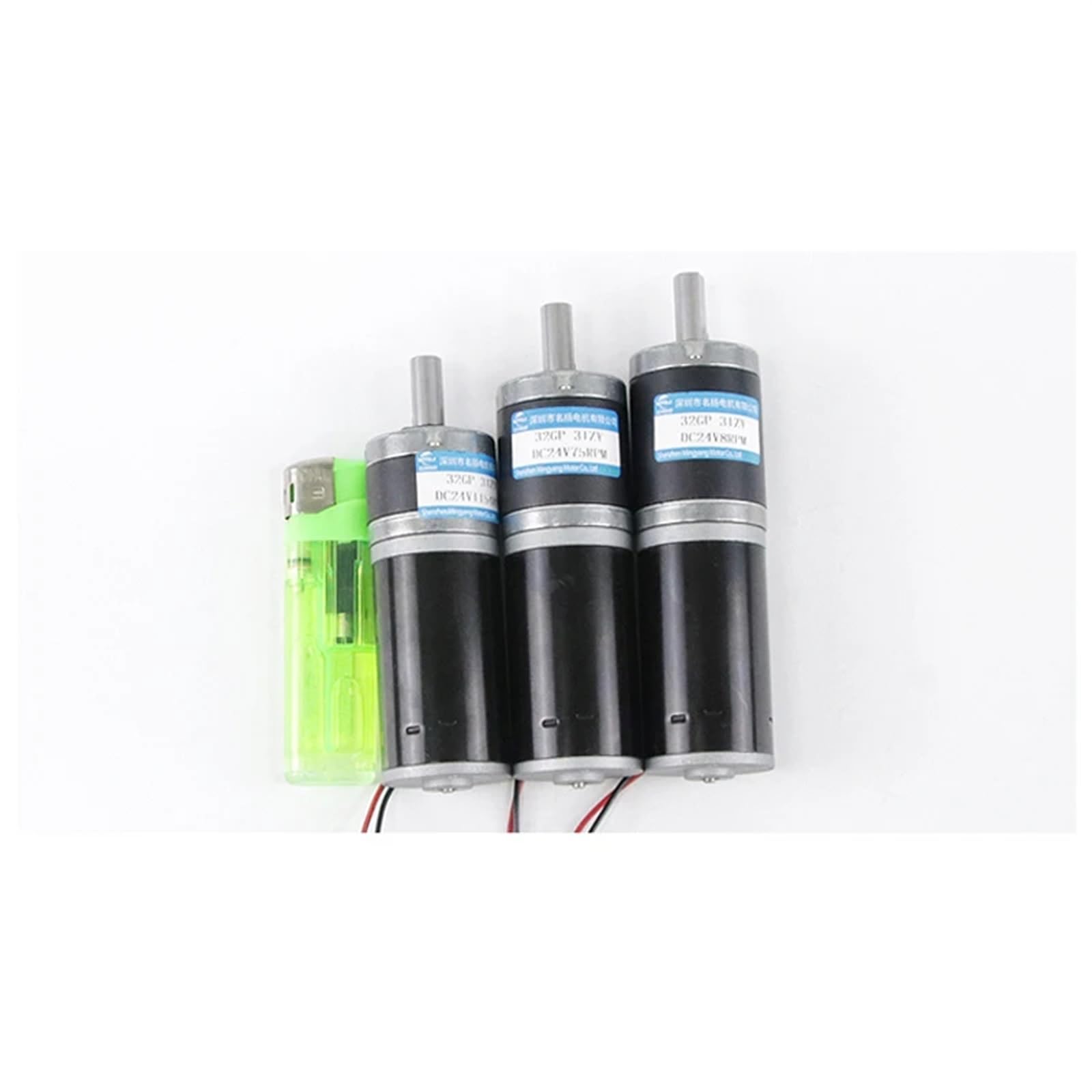 1 Stück 32GP-31zy 32 mm Durchmesser, max. 100 kg. Hohes Drehmoment DC 12 V 24 V Mini-Motor mit Planetengetriebe (24 V, 98 U/min, 6 mm D5,5)