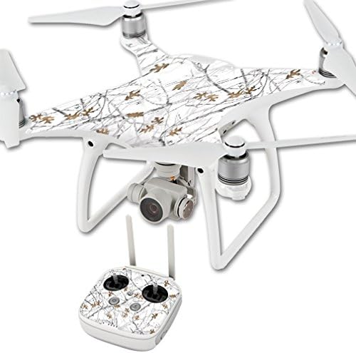 mightyskins  Skin de vinilo para DJI Phantom 4 Quadcopter Drone Wrap calcomanía decorativo para tapa Skins truetimber Ocultar Nieve