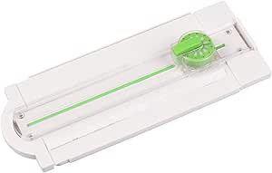 Amazon.com: BUZHI Straight Edge, 12in1 Mini Paper Trimmer Rotary Cutter ...