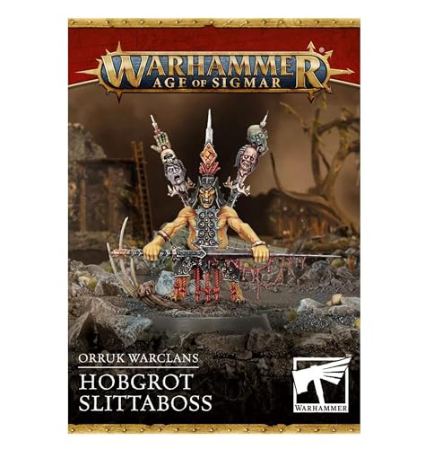 Hobgrot Slittaboss Orruk Warclans figurine plastique détaillée
