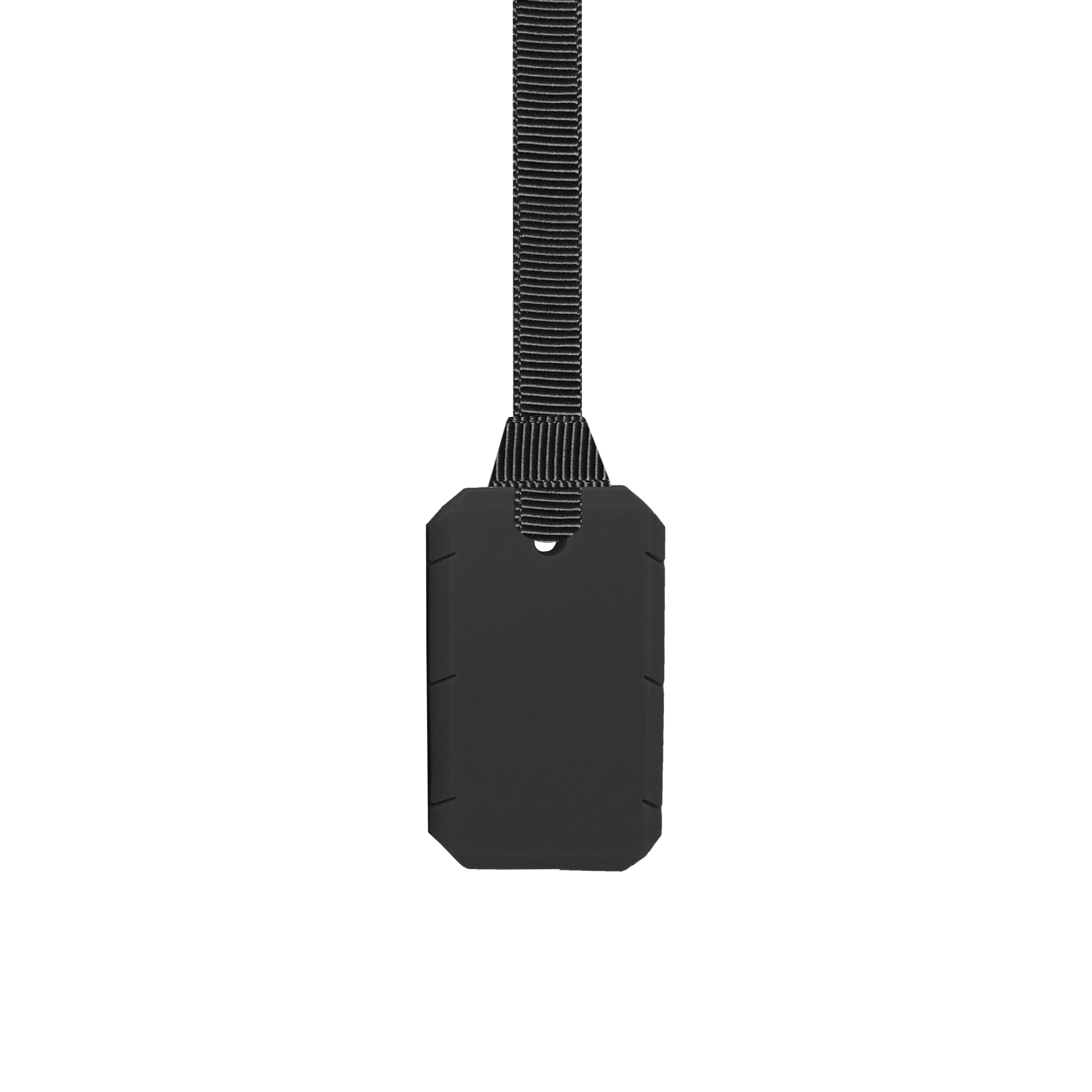 Taggles Chew Necklace - Discreet Adult/Teen Jewellery - Autism ADHD Stimming/Anxiety Aid - Black with Lanyard/Cord (6 Designs Available) (Plain Black, 54cm Lanyard)