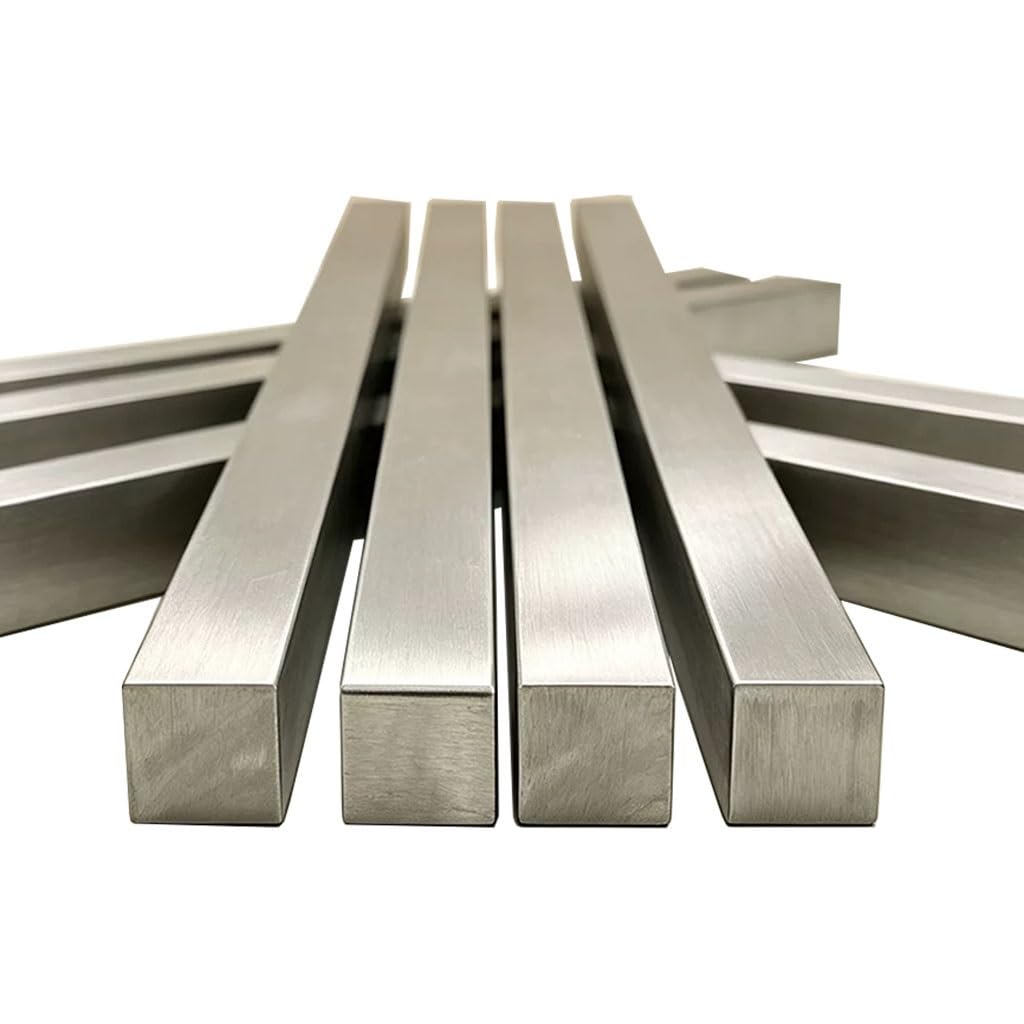 Pręt Kwadratowy Ze Stali Nierdzewnej 304 5 Mm-80 Mm 100-500 Mm Stalowy Wał Liniowy(Length 400mm 1pc,20x20mm)