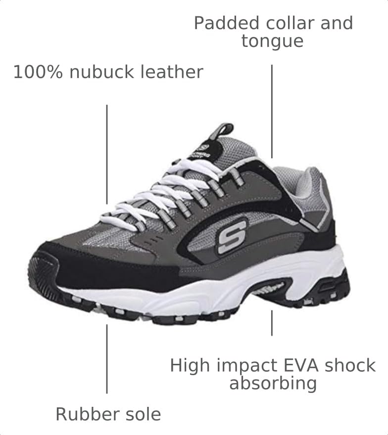 Image of Skechers Men's Stamina Nuovo Cutback Lace-Up Sneaker