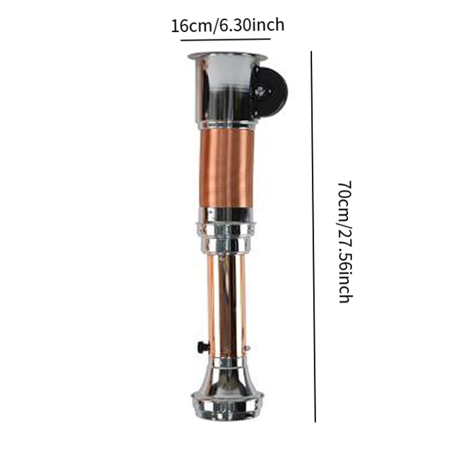 Hotte Télescopique pour Barbecue, Robuste, Silencieuse et Réglable, avec Conduit D'évacuation Droit, Idéale pour Les Buffets Domestiques