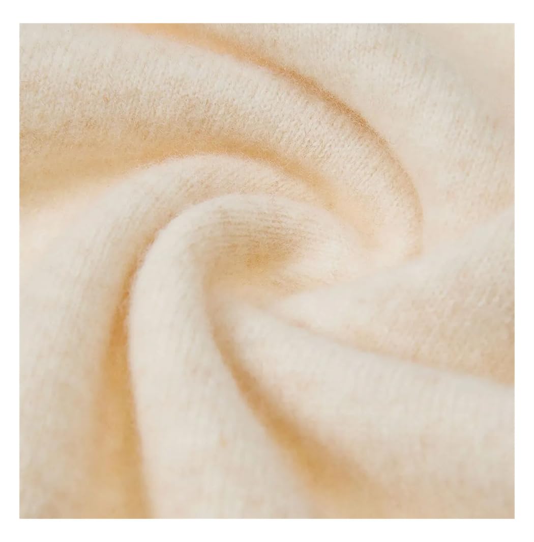 Haitpant Maglione da donna lavorato a maglia in cashmere 100% lana merino, dolcevita, maglione autunno inverno