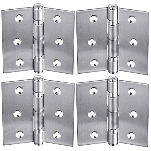 Bisagra plegable para puertas de armario, 2.5 pulgadas (4 paquetes)