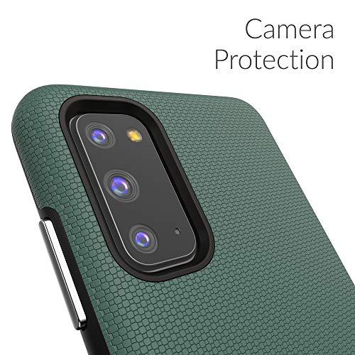 Image of Crave for Samsung Galaxy S20 Case, Shockproof Protection Dual Layer Case for Samsung Galaxy S20 5G (6.2 inch) - Forest Green