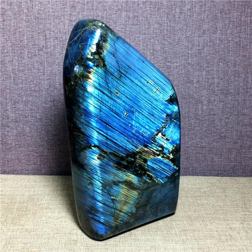 Labradorite bloc poli de qualité premium avec reflets bleus intenses - 2