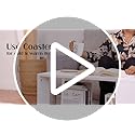 Image of ABOUT SPACE Coffee Table - Portable Wooden Centre Table with Open Storage - Furniture - Sofa /Tea /Teapoy for Living Room, Home, Office (White - L 80 x B 40 x H 42 cm)