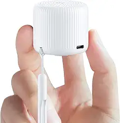 LEICEX máquina de som portátil para bebês adultos, máquina de som de viagem, 15 temporizadores de som sem loop e reprodução de memória, mini máquina de ruído branco para dormir no escritório