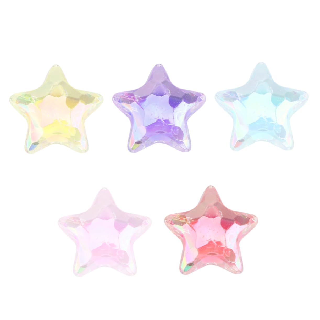 Beavorty Five-pointed Star Ornament Accessories Jewelry Making Findings Heart Table Scatter Round Bracelet Beads Charm Necklace Hand Jewelry Beaded Bracelets Jewelry Charm Accessory Charm