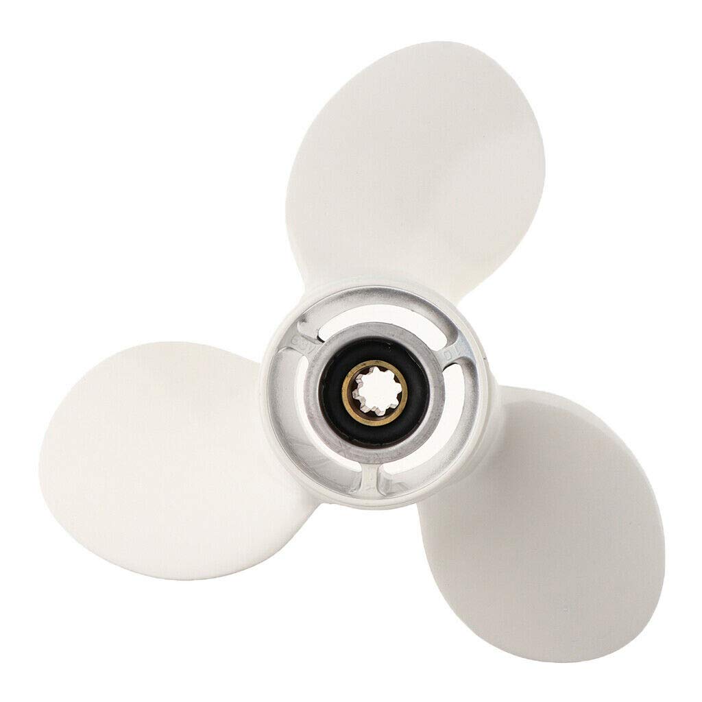 9 1/4 X 10-J1 Legierung 3 Blatt AußEnbord Motor Propeller für 9.9-15