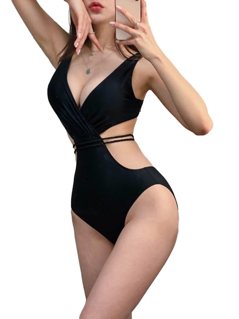 Amazon | [ISLAYCAOLILA] モノキニ 水着 ワンピース ビキニ