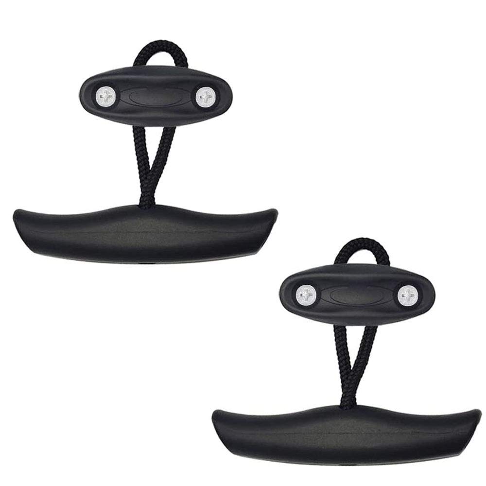 POFET 2PCS Kayak Canoe Carry Handle Pull Handle T-Handle With Cord